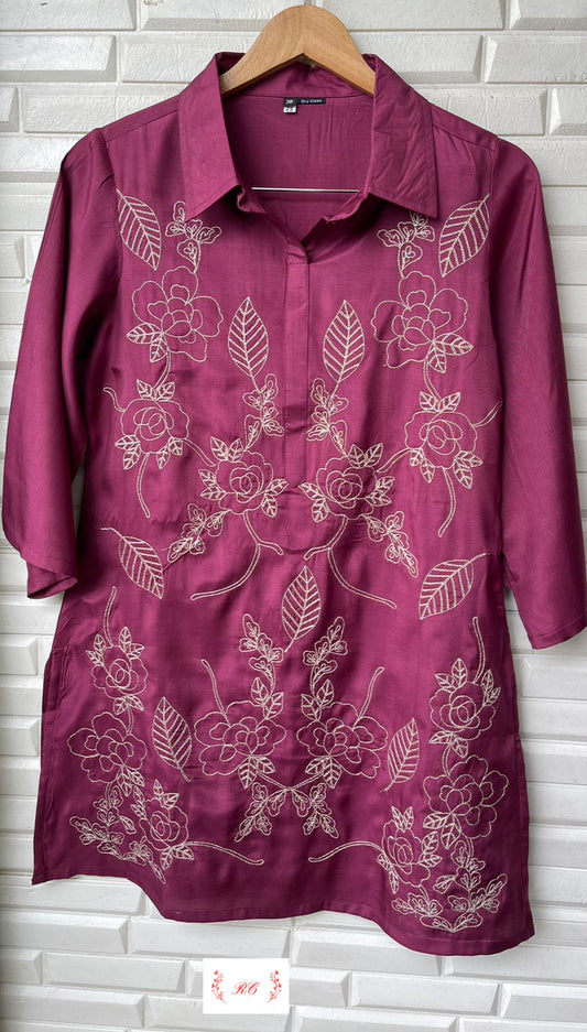 Silk Ready to Wear Co-ord Set Rc15222(a)