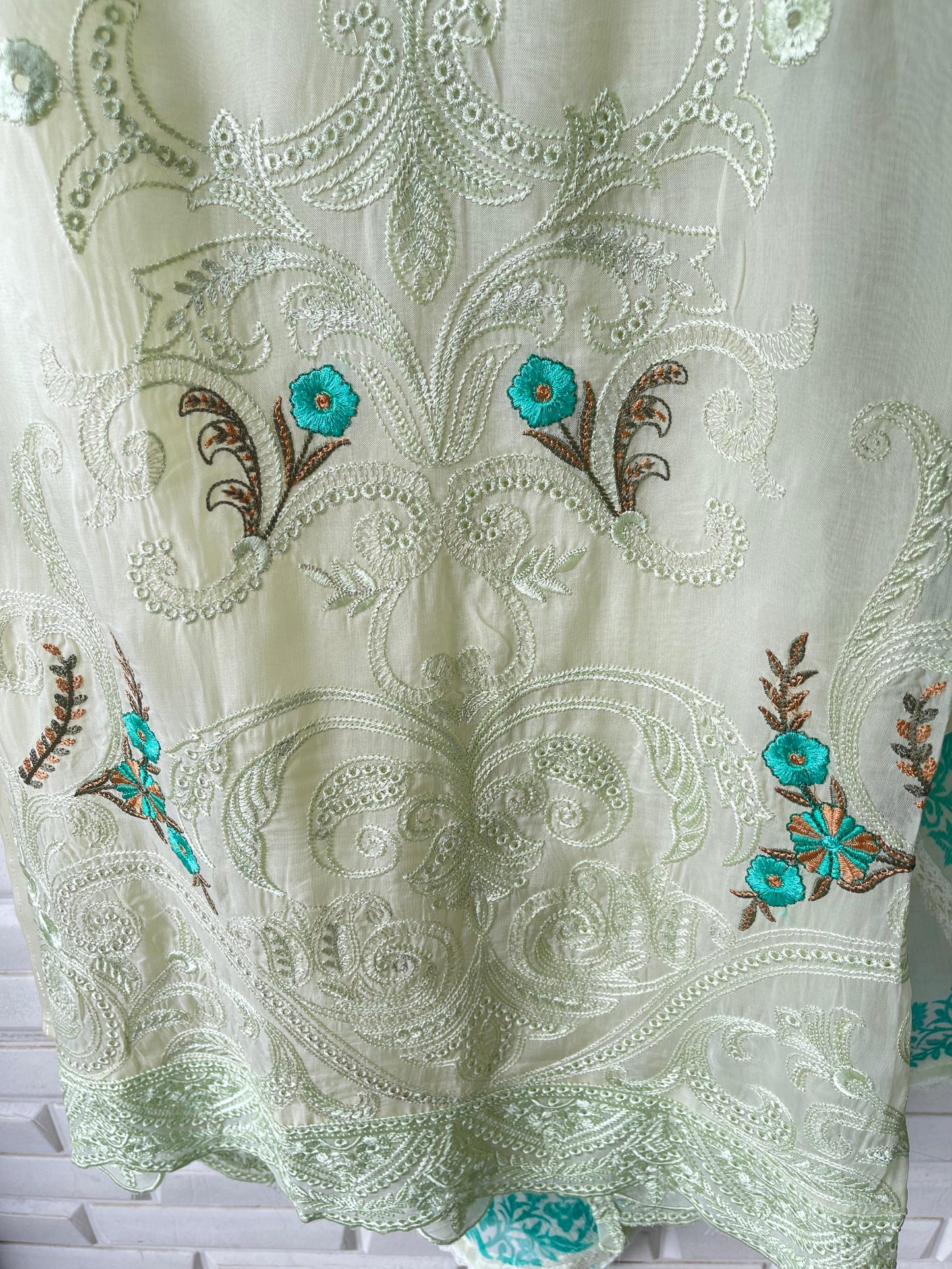 Organza unstitched ladies suit Rc17778 (a)