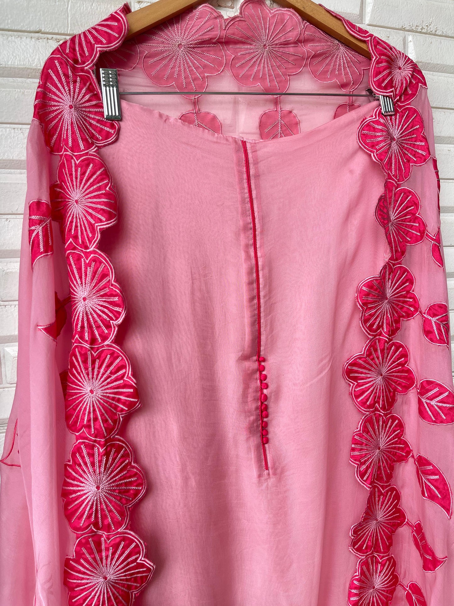Organza unstitched ladies suit Rc17662