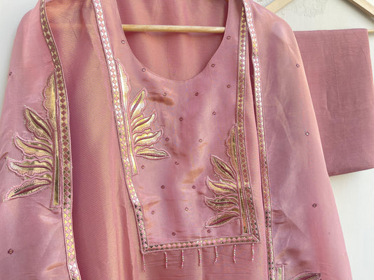 Shimmer silk unstitched ladies suit Rc17882 (c(