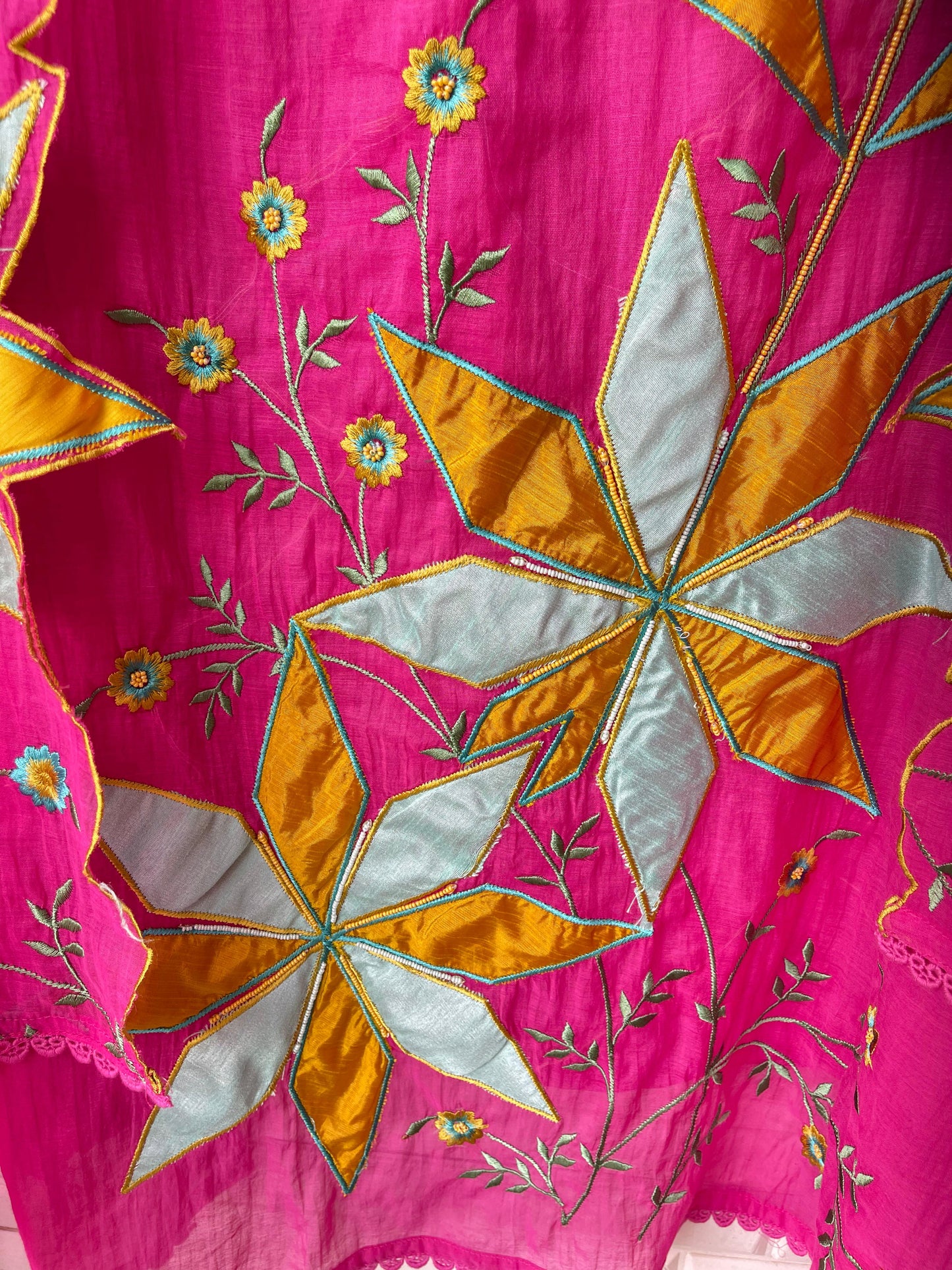 Mul chanderi unstitched ladies suit Rc17377 (a)