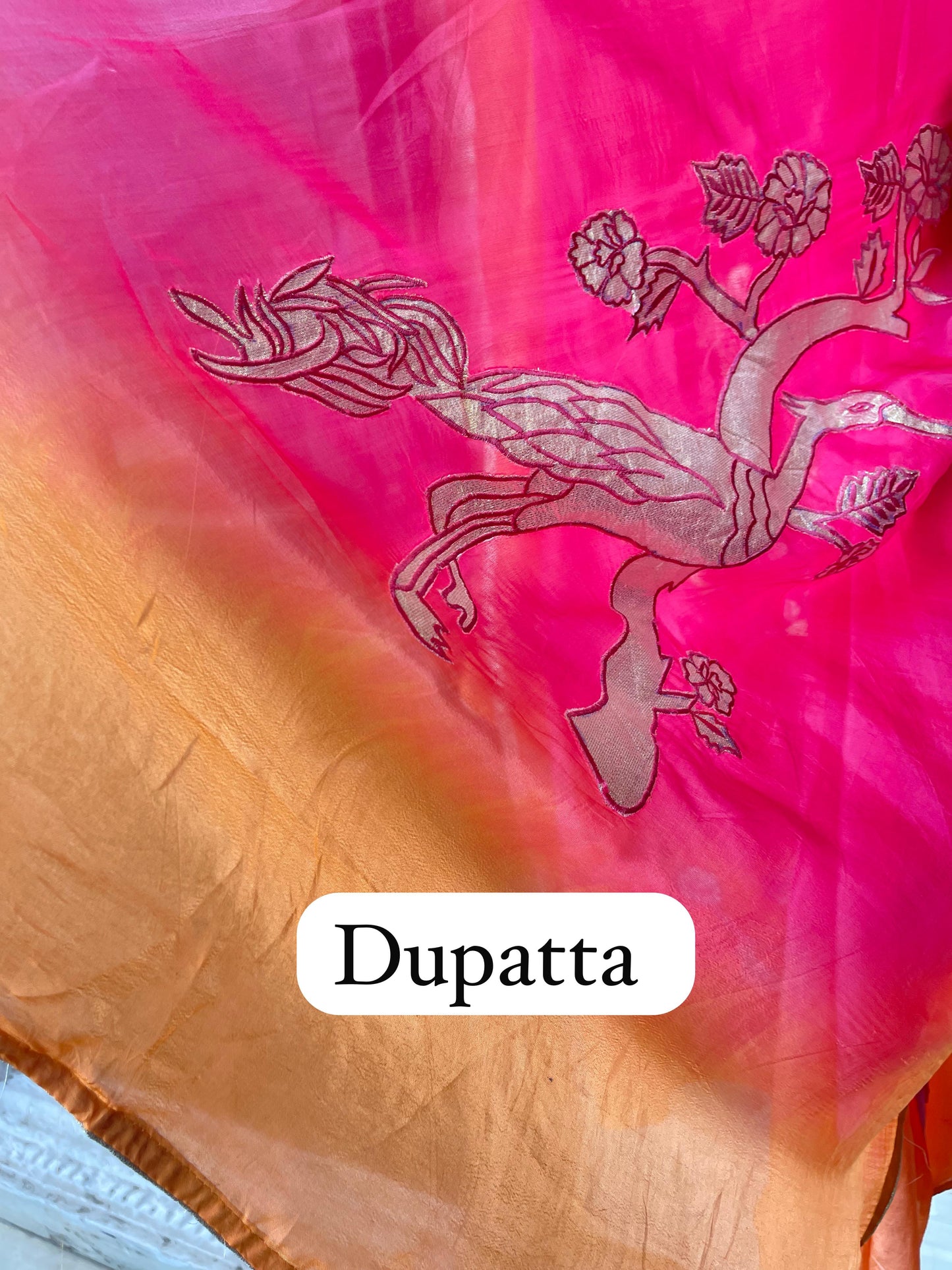 Shimmer silk unstitched ladies suit Rc17752