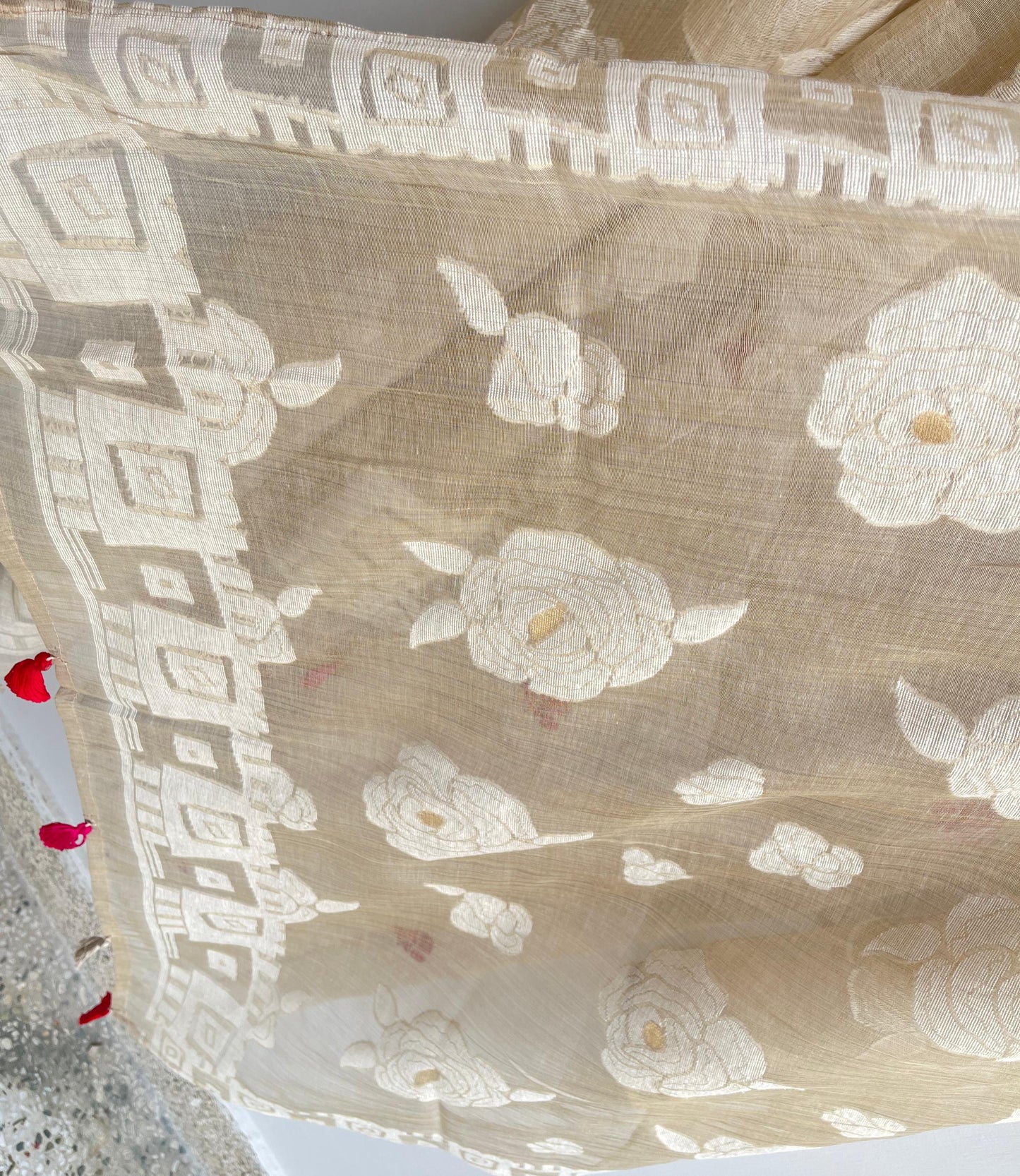 Self khadi mul chanderi unstitched ladies suit Rc17927