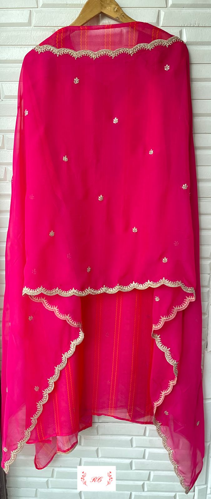 Organza Unstitched Ladies Suits Rc 15116