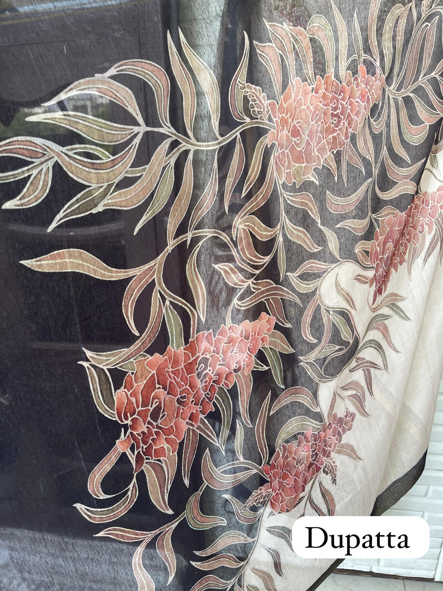 Banarasi soft linen silk unstitched ladies suit Rc17795