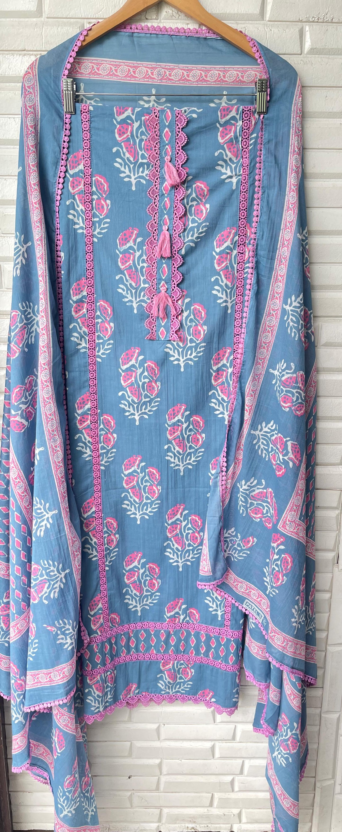 Cotton unstitched ladies suit Rc17458