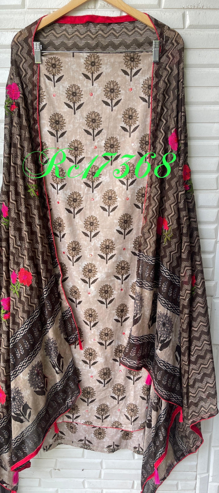 Cotton unstitched ladies suit Rc17368