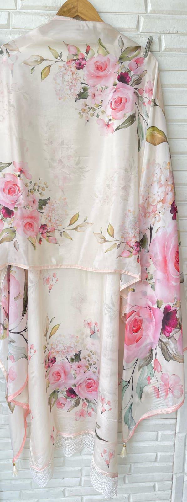 Muslin Silk Unstitched Ladies Suit Rc 16649