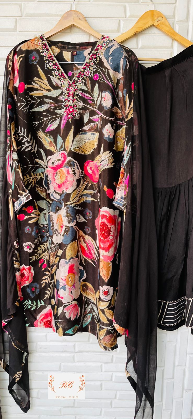 Silk readymade ladies suit