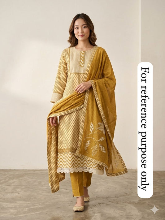 Pure Cotton Printed Ladies Unstitched Suit RC-18820 – view 2