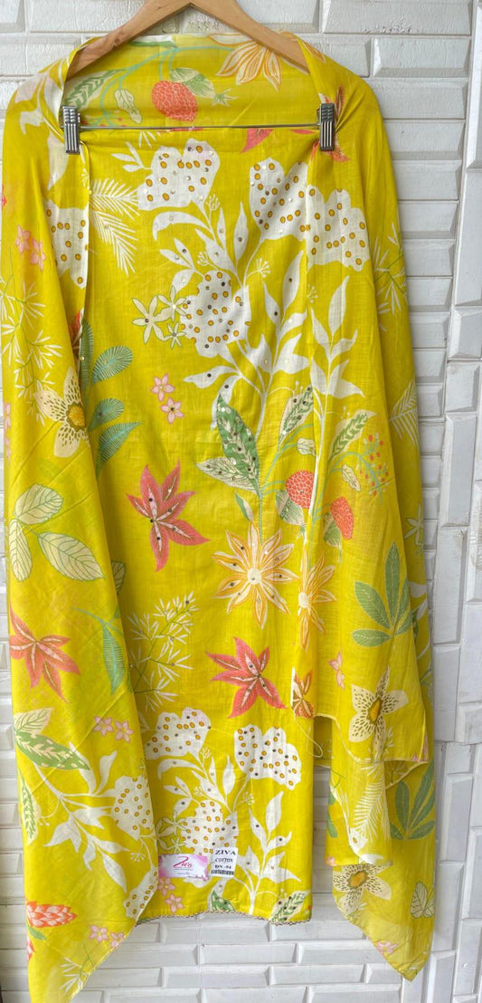 Cotton unstitched ladies suit Rc17184