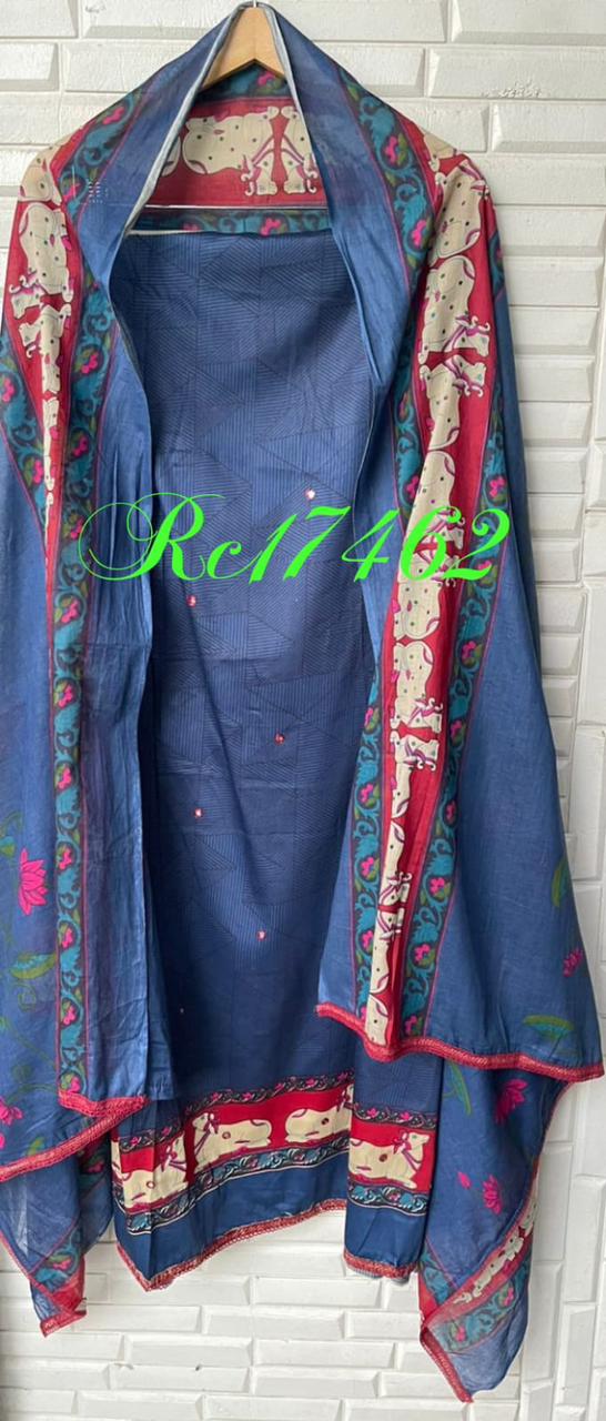 Cotton unstitched ladies suit Rc17462 (a)