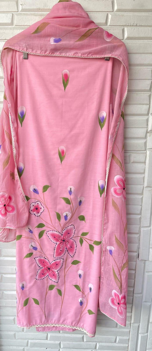 Cotton unstitched ladies suit Rc16673