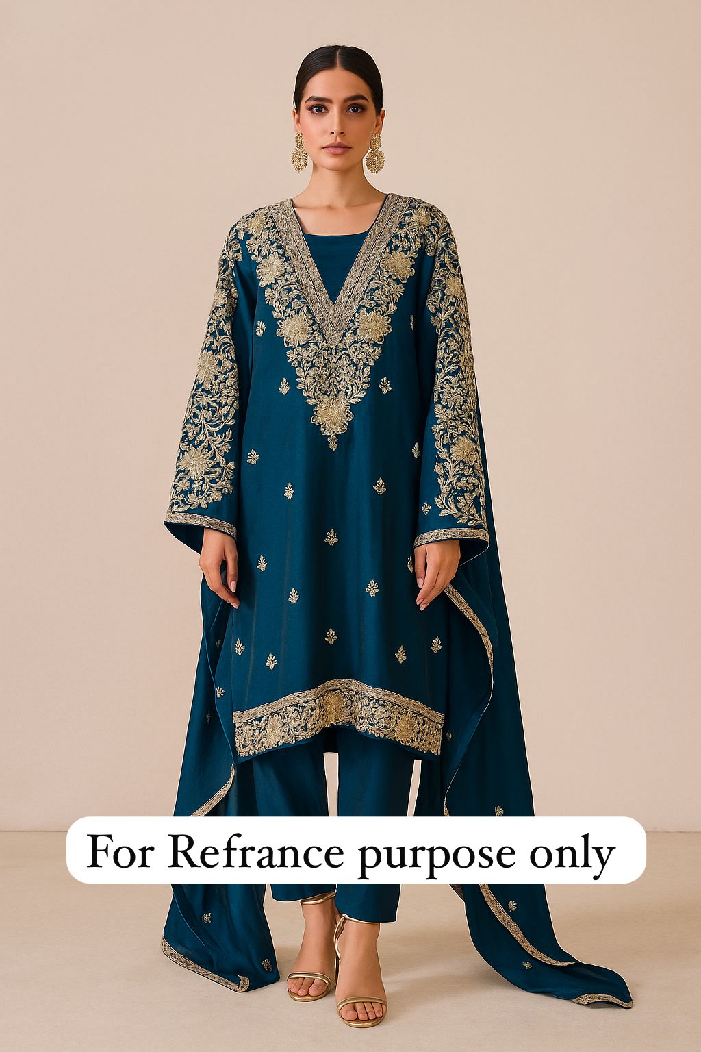 Organza unstitched ladies suit Rc17744 (b)