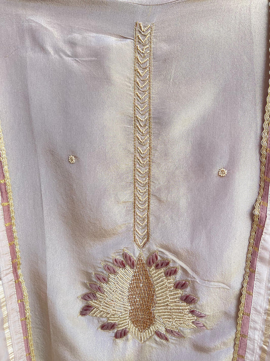 Shimmer silk unstitched ladies suit Rc17926 (a)