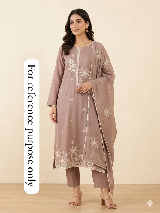 Mul chanderi unstitched ladies suit Rc18753 (b)