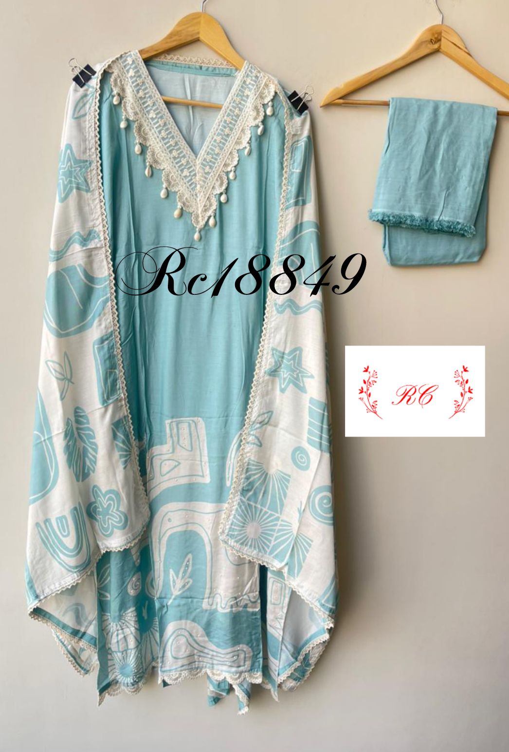 Muslin Printed Unstitched Ladies Suit RC18849 – view 8
