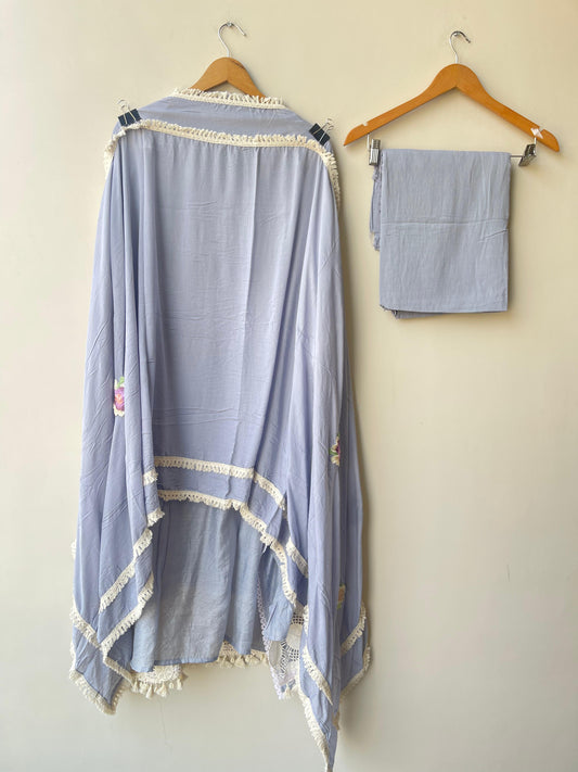 Mul chanderi unstitched ladies suit Rc18949