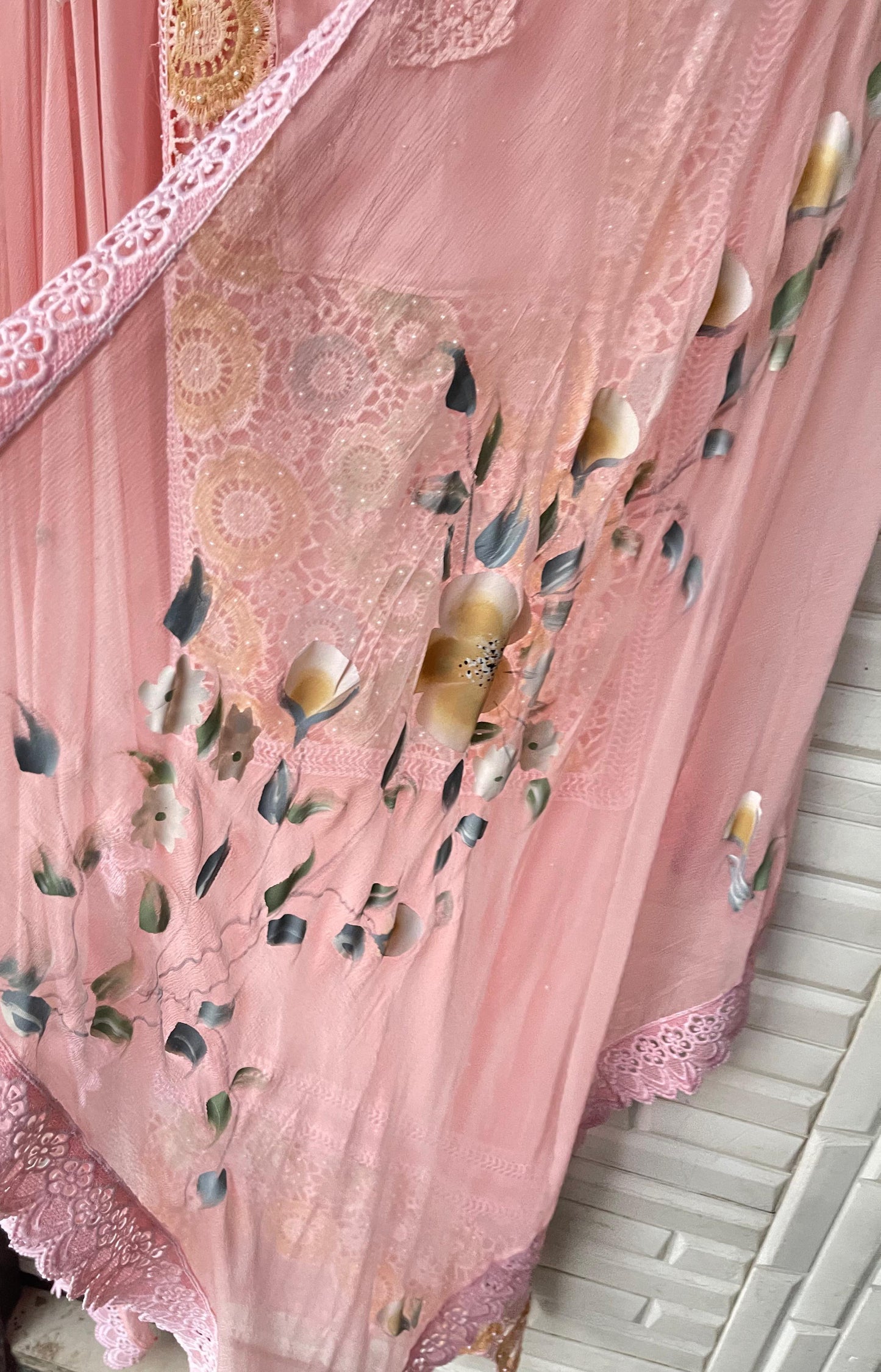 Organza Unstitched Ladies Suit Rc 17300(a)