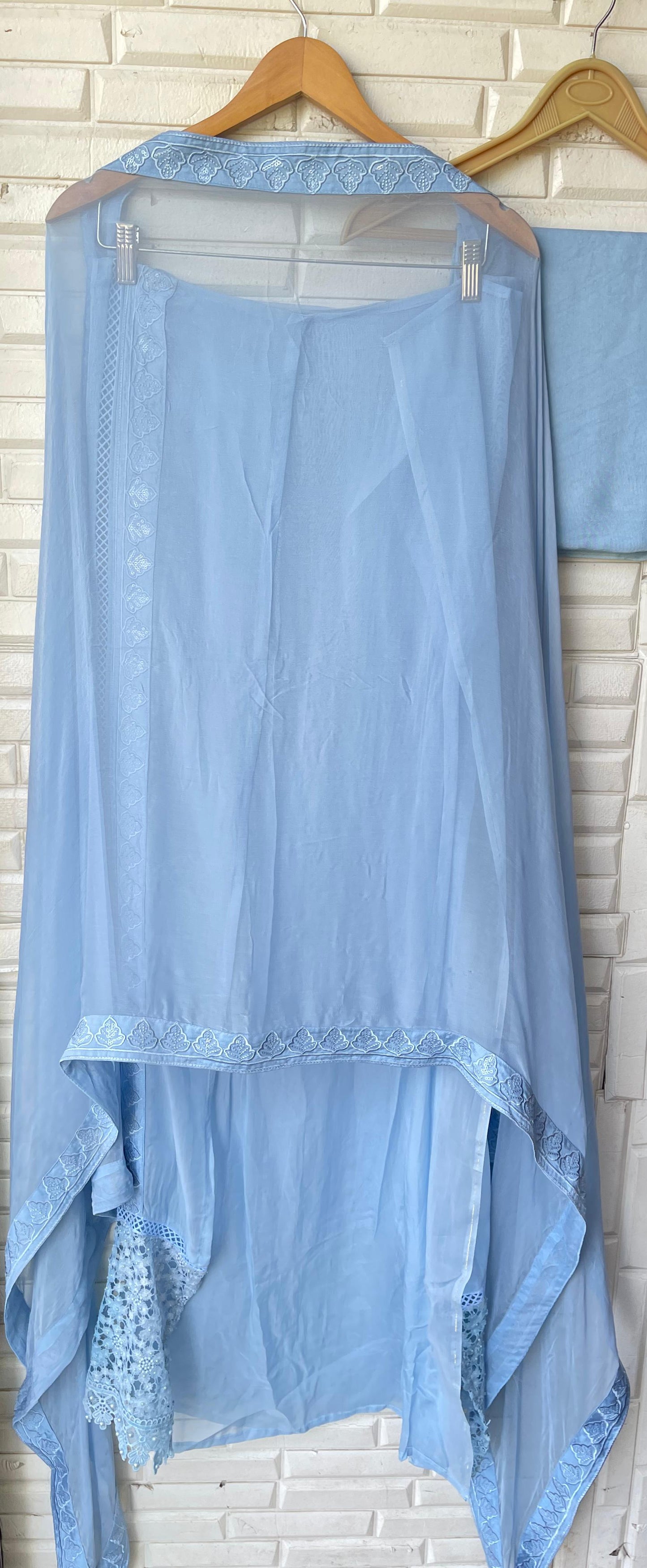 Organza unstitched ladies suit Rc17831 (b)