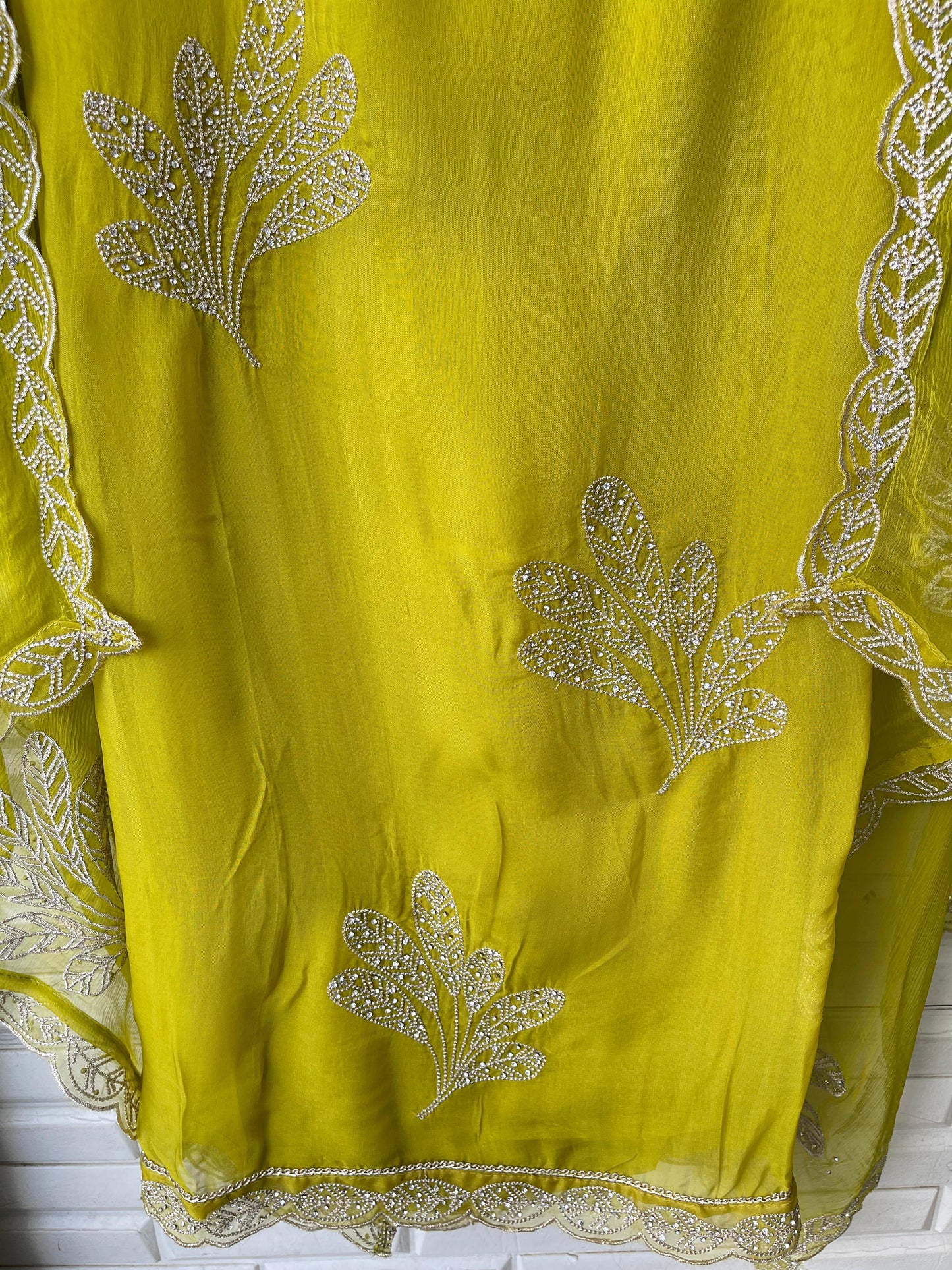 Organza unstitched ladies suit