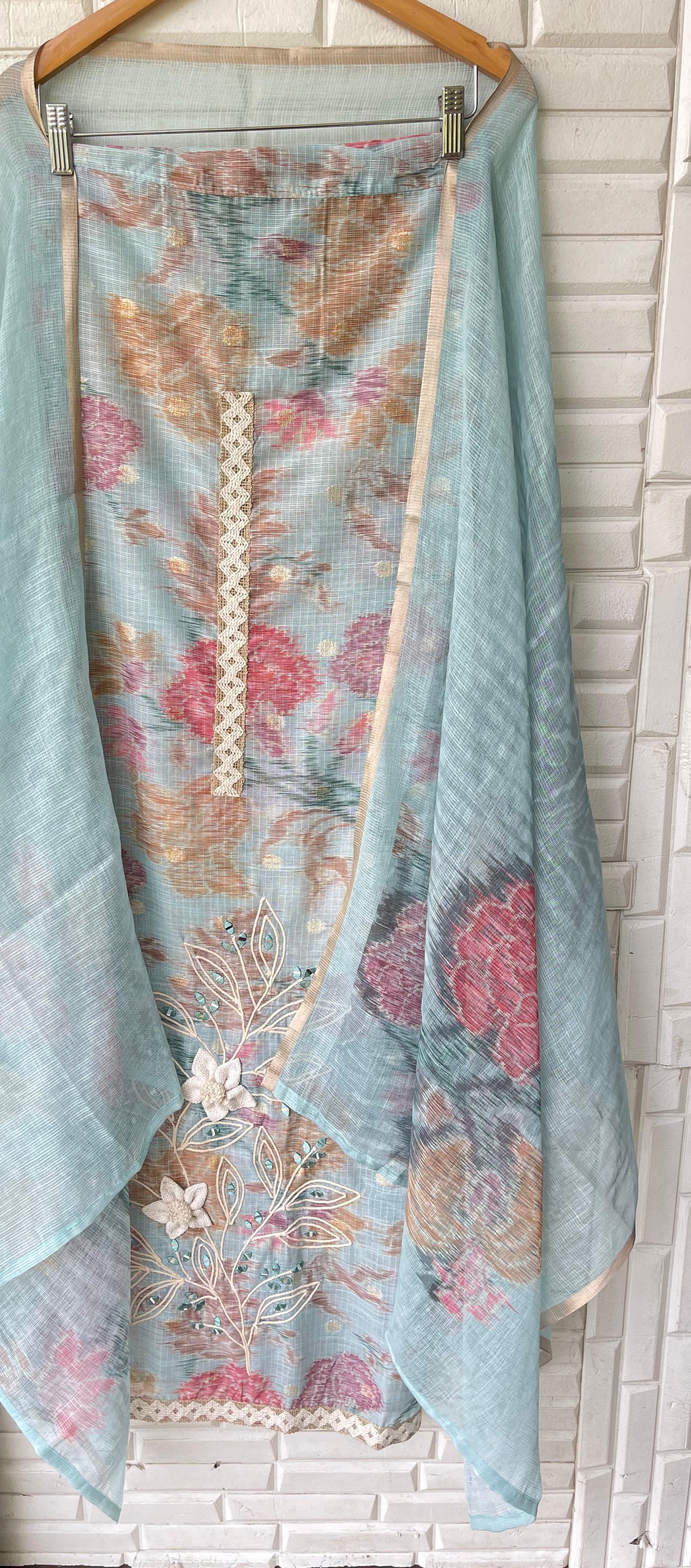 Banarasi kota doriya unstitched ladies suit Rc17426 (a)