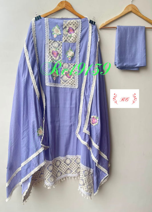 Mul chanderi unstitched ladies suit Rc19139 (b)