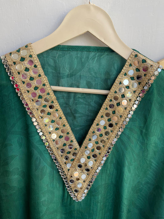 Crape satin unstitched ladies suit Rc17884