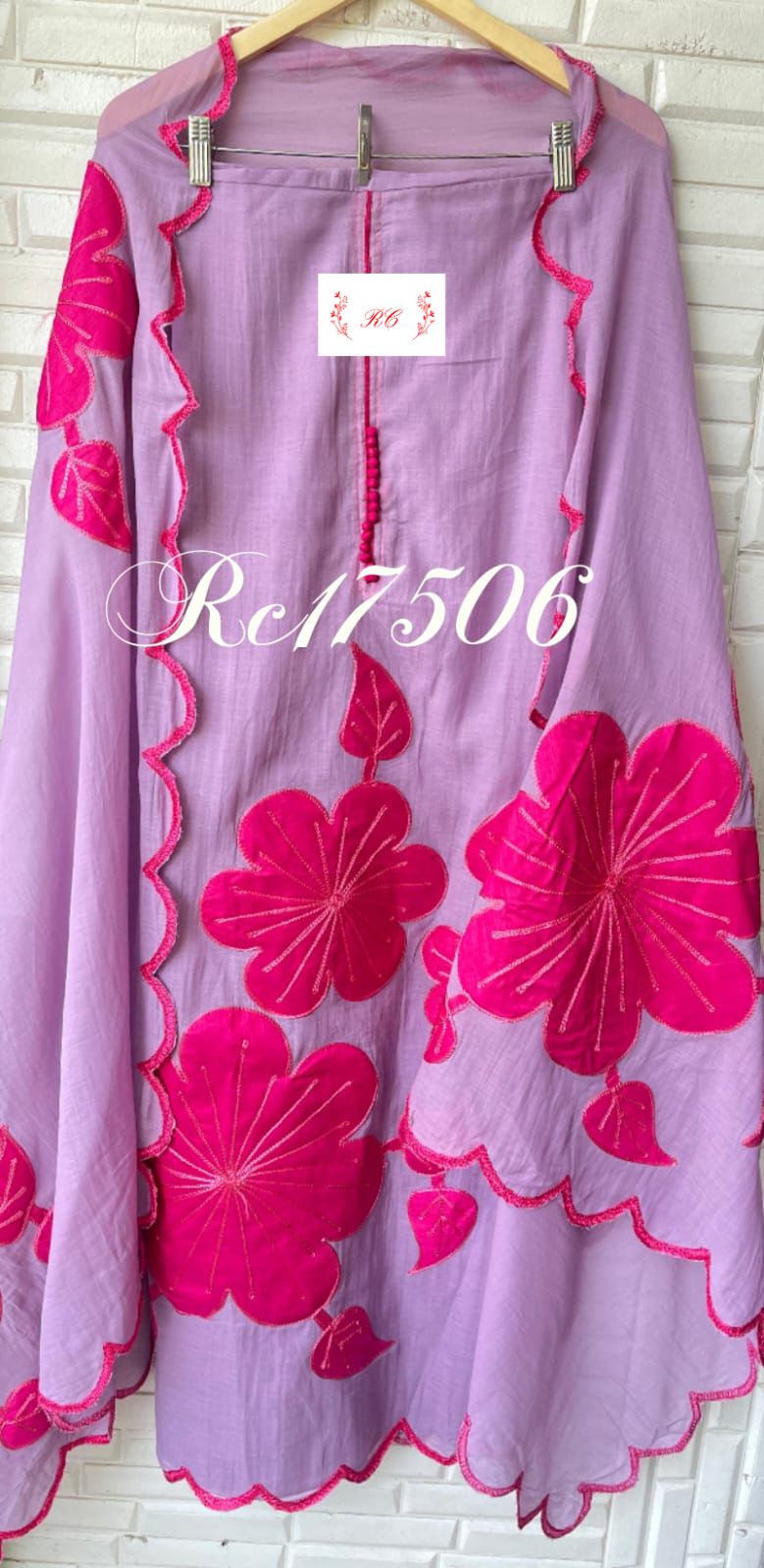 Mul chanderi unstitched ladies suit Rc17506 (a)