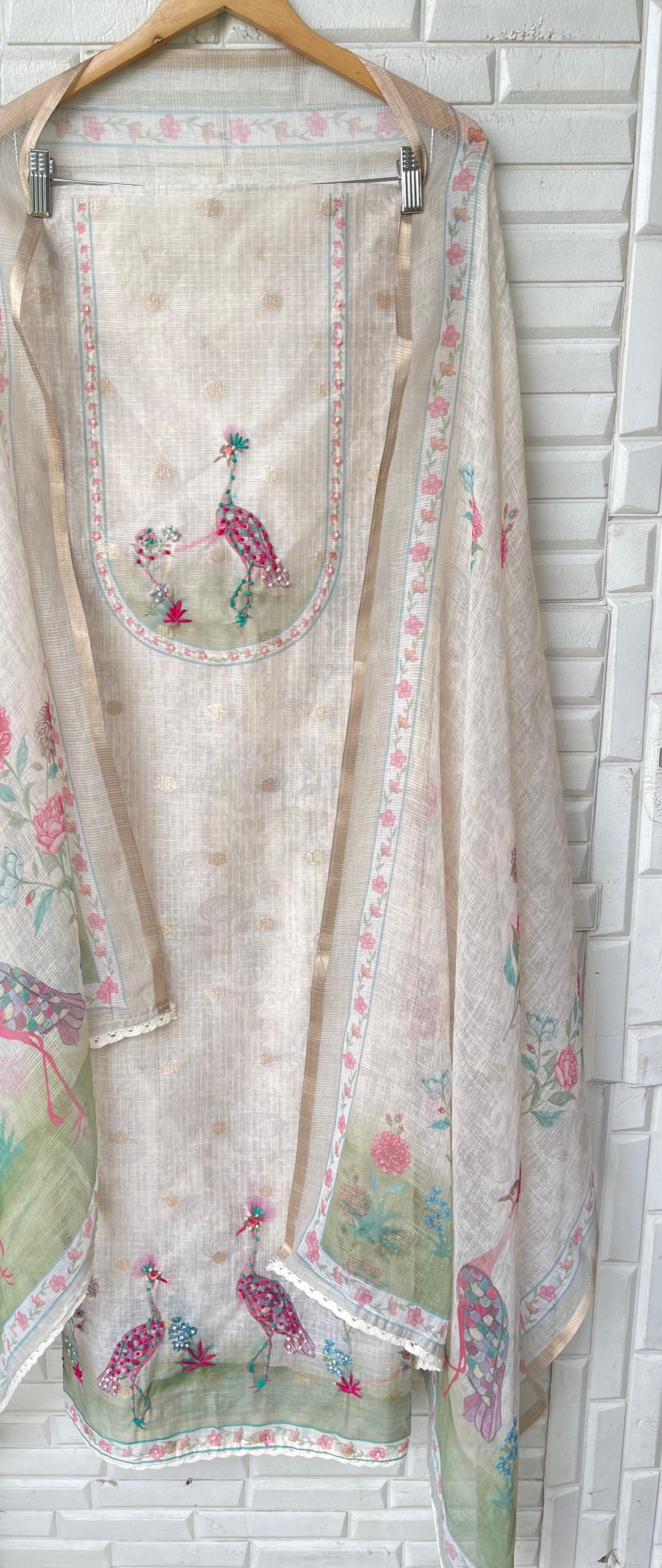 Kota doriya unstitched ladies suit Rc17339