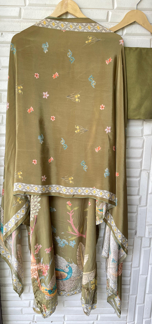 Muslin Silk Unstitched Ladies Suit RC-17381 – view 2