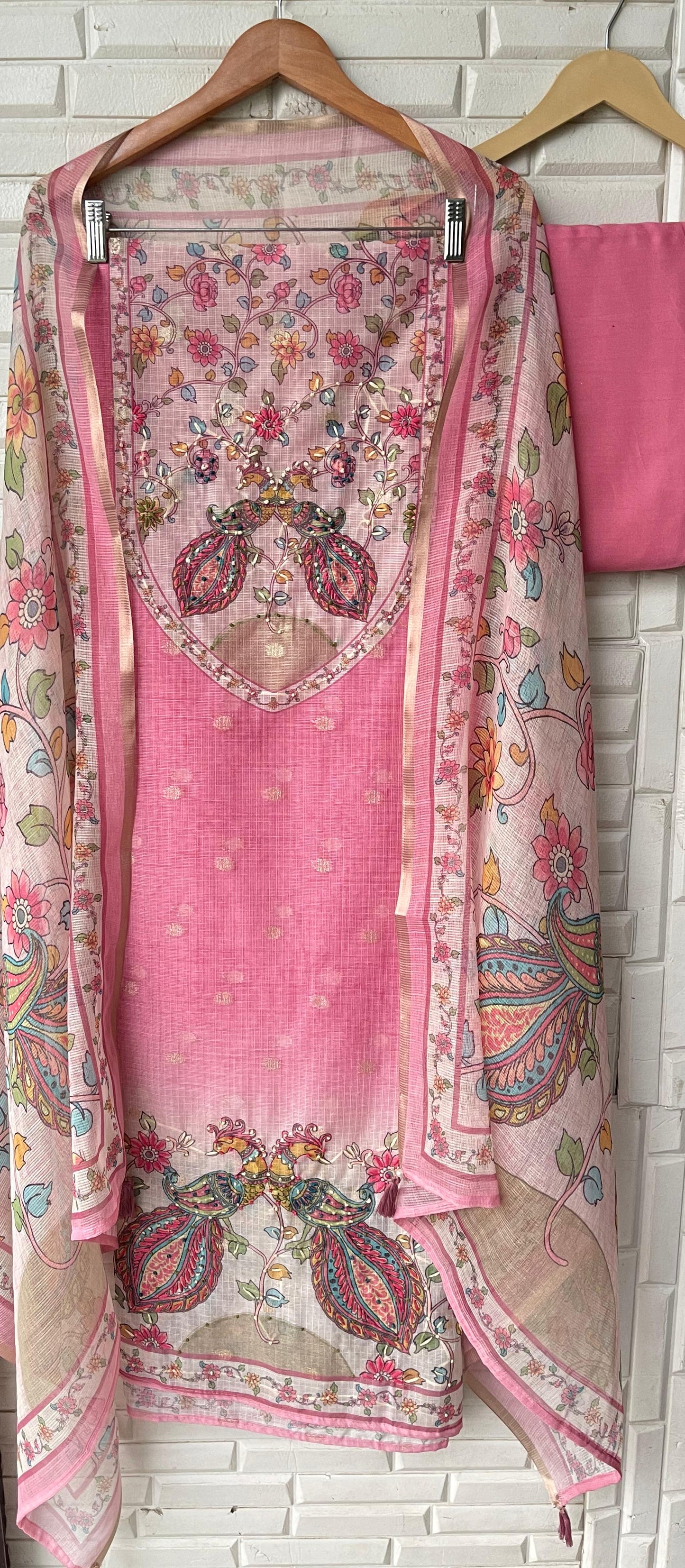 Banarasi kota doriya unstitched ladies suit Rc17456 (b)
