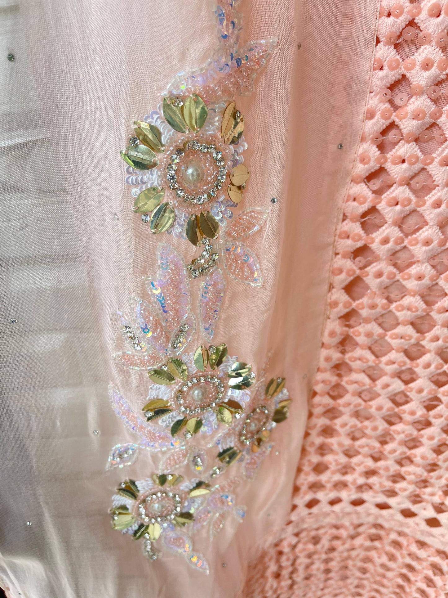 Organza unstitched ladies suit Rc17437 (b)