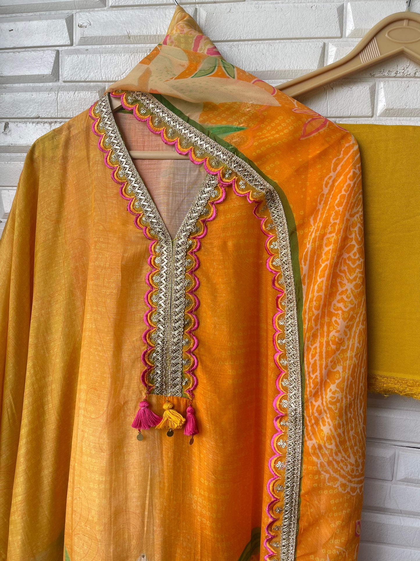 Organza unstitched ladies suit Rc17518