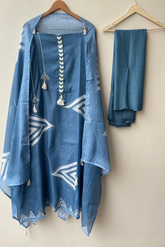 Linen printed unstitched ladies suit Rc18628 (b)