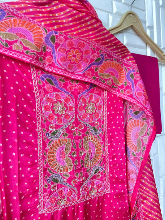 Pure silk unstitched ladies suit Rc17616