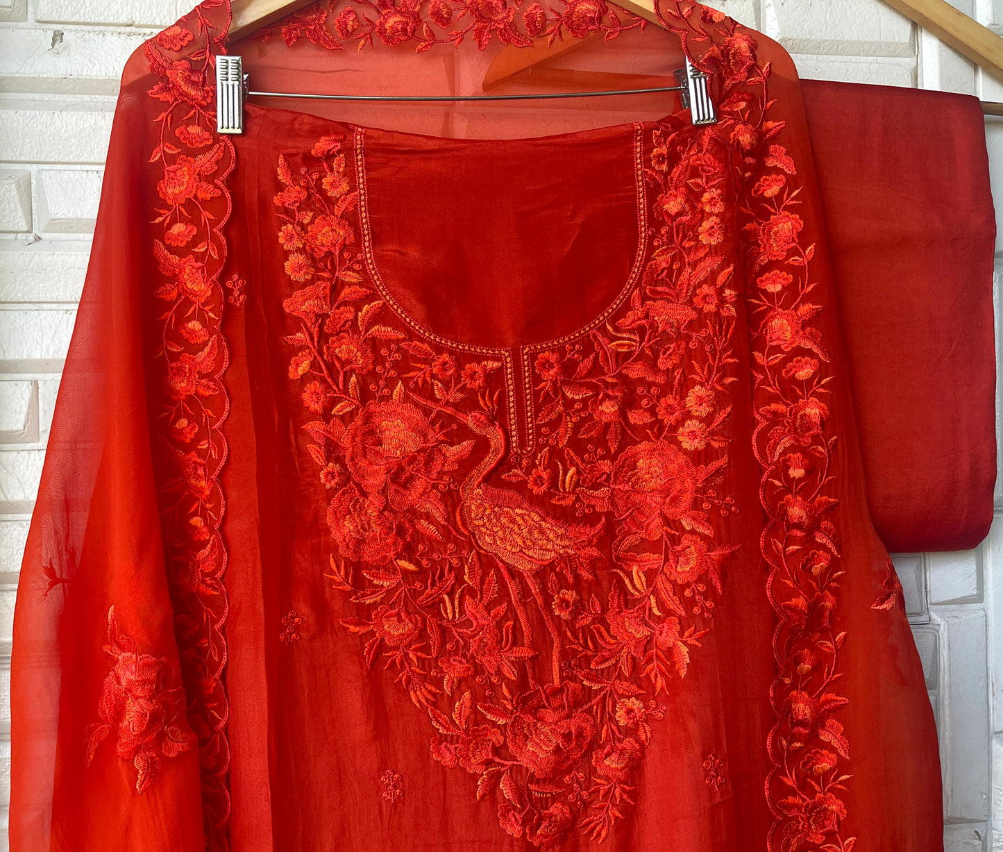 Crape silk unstitched ladies suit Rc17816 (c)