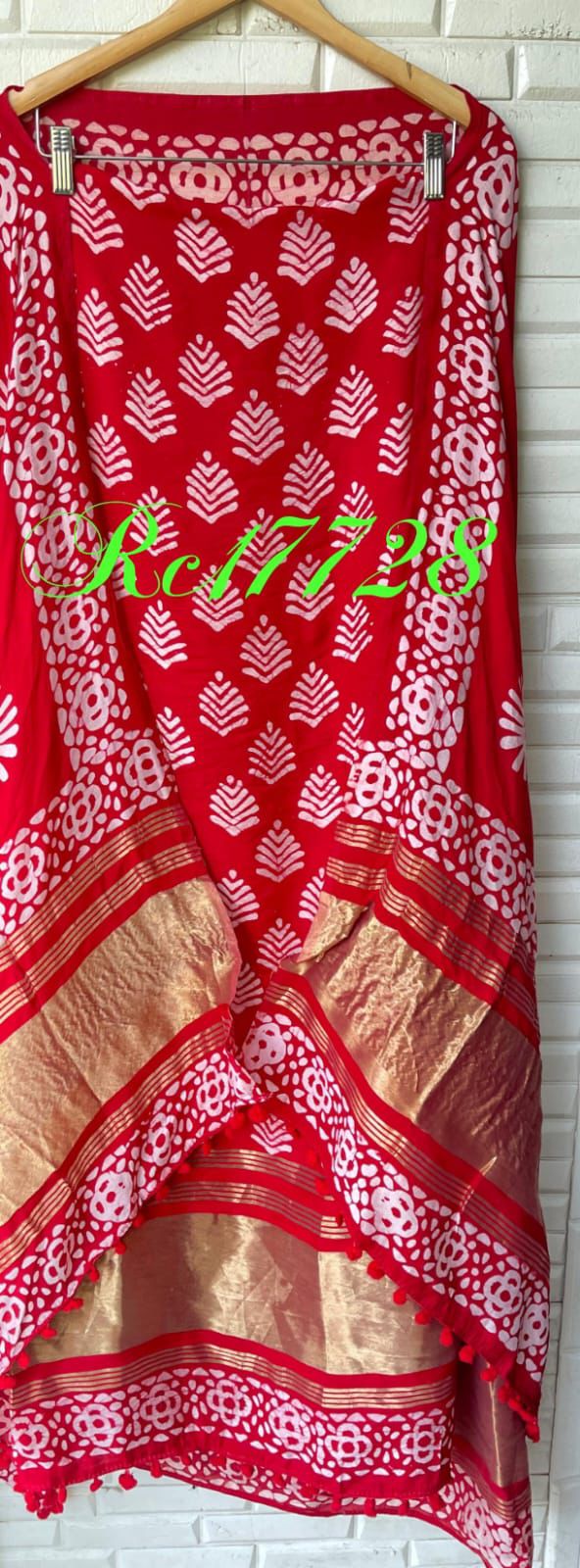 Banarasi muslin printed unstitched ladies suit Rc17729