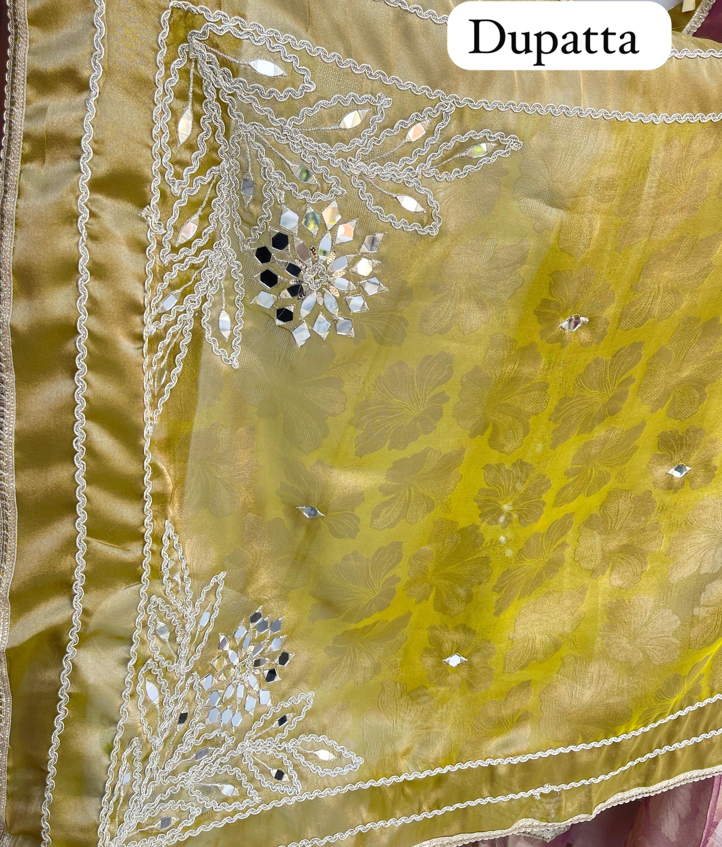 Self shimmer silk unstitched ladies suit Rc17923 (b)