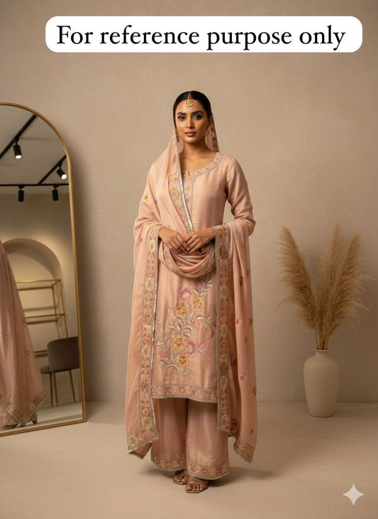 Shimmer silk unstitched ladies suit Rc18362 (b)