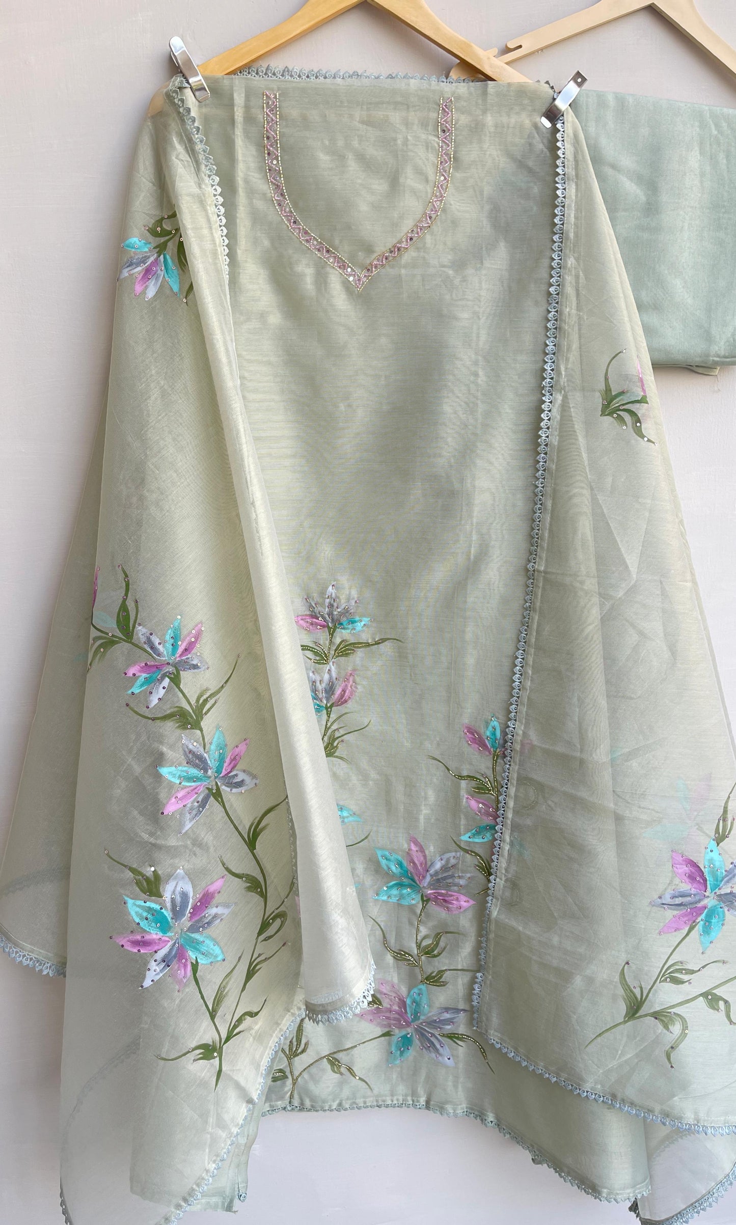 Shimmer kota doriya unstitched ladies suit Rc17890