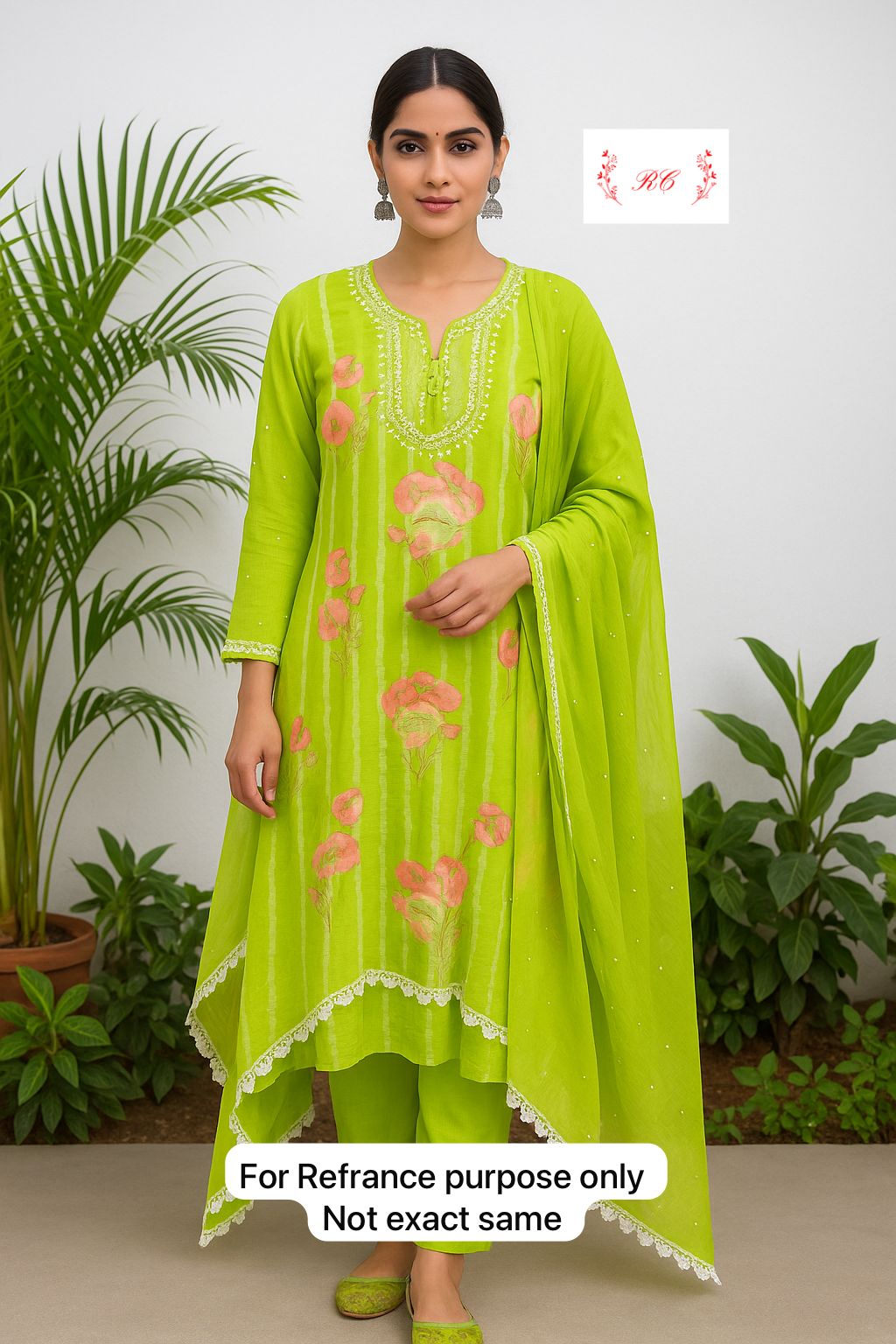 Muslin unstitched ladies suit Rc17608
