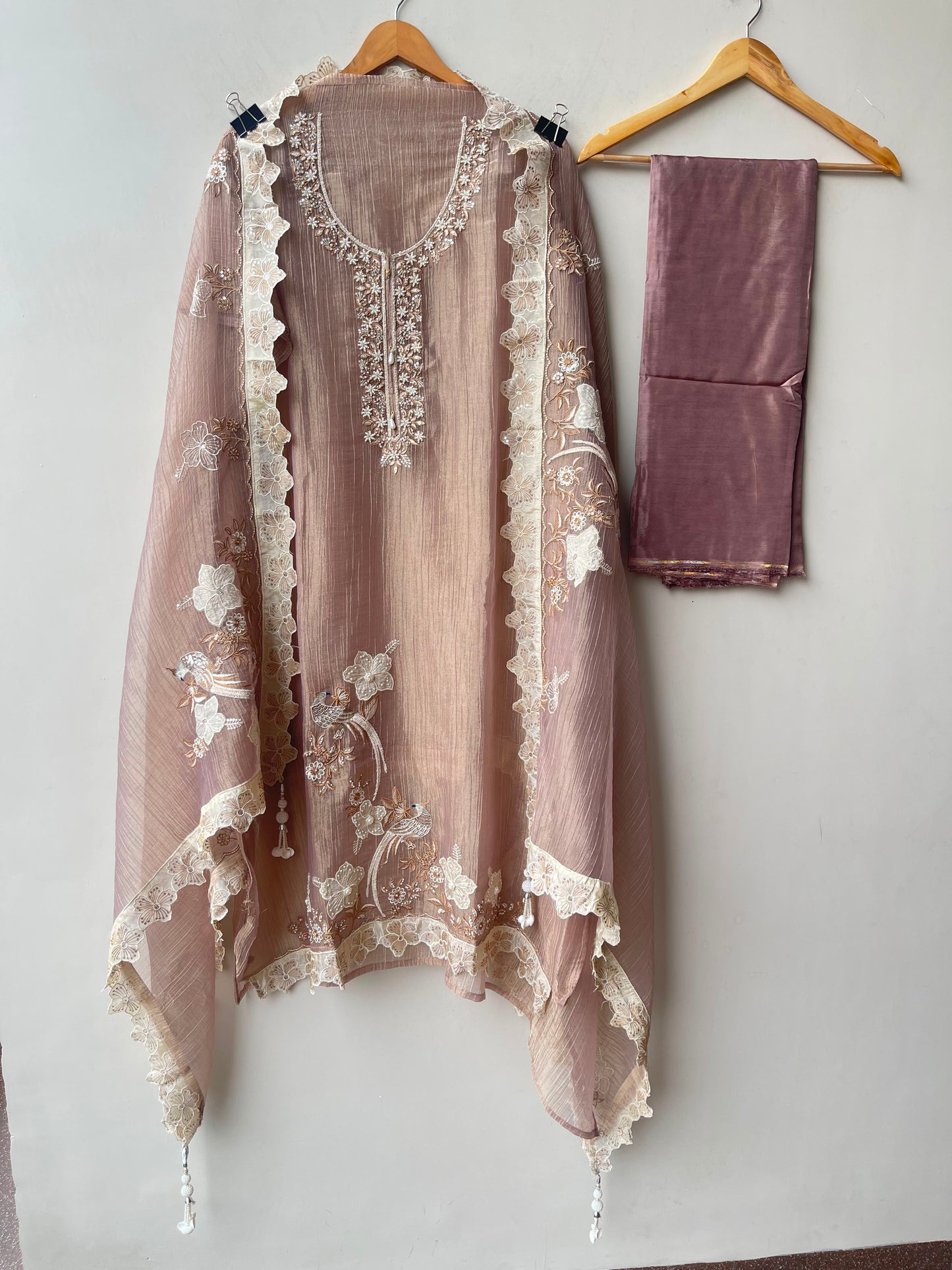 Pure shimmer tissue ladies unstitched suit Rc19192 (b)