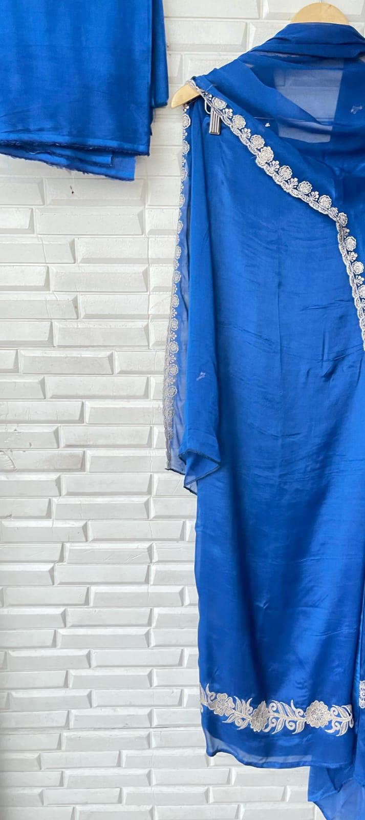 Silk Unstitched Ladies Suit Rc 16850