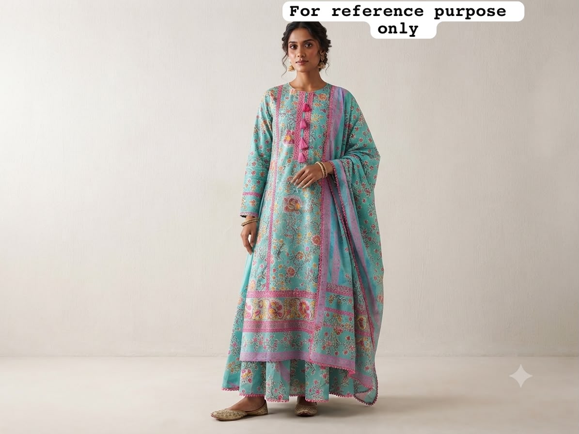 Cotton printed unstitched ladies suit Rc19129 (a)