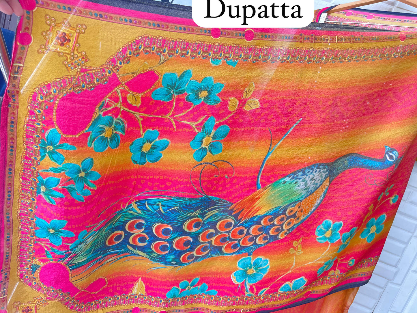 Self shimmer silk unstitched ladies suit Rc17717