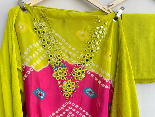 Glass organza unstitched ladies suit Rc17910