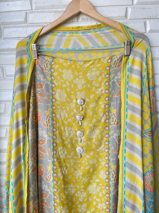 Muslin Printed Unstitched Ladies Suit Rc 17080