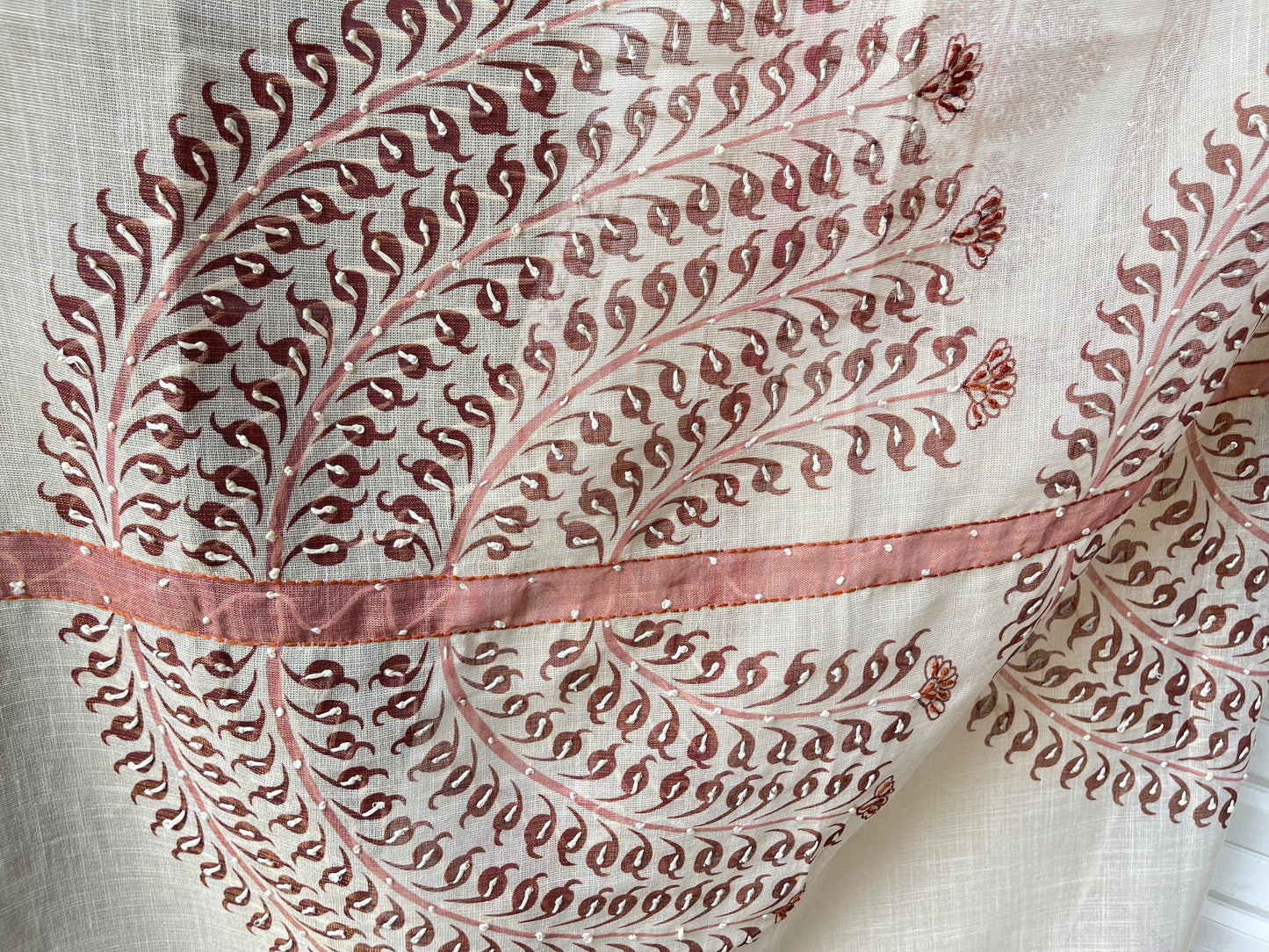 Linen unstitched ladies suit Rc17331