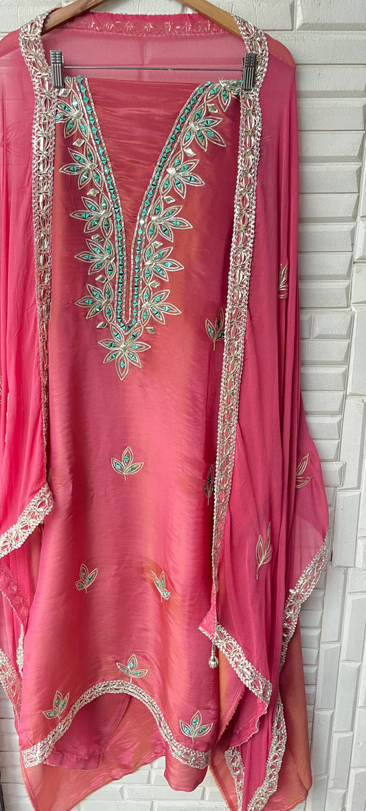 Shimmer silk unstitched ladies suit Rc17373 (b)